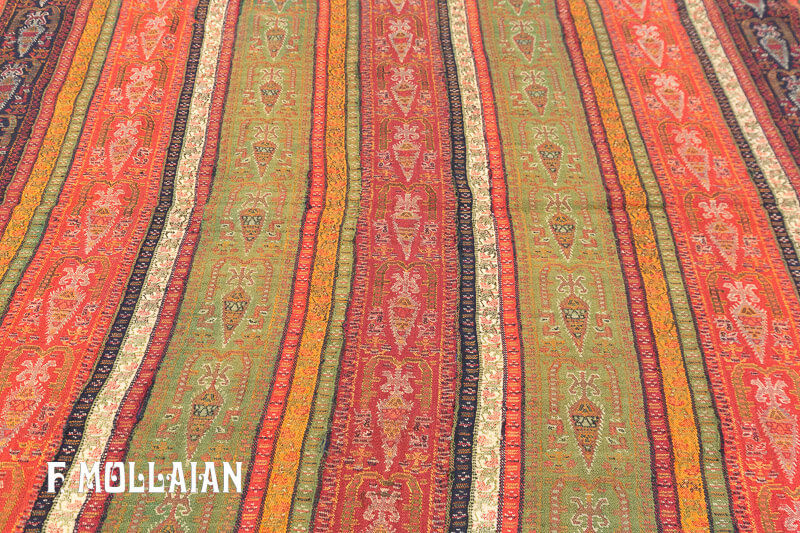 Antique Kerman Persian Textile n°:98380981